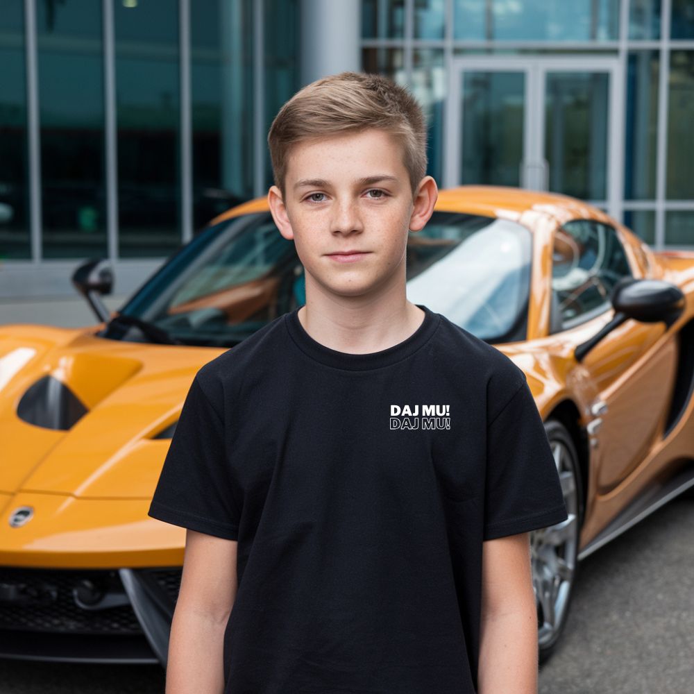 KOSZULKA CZARNA wzór DA02