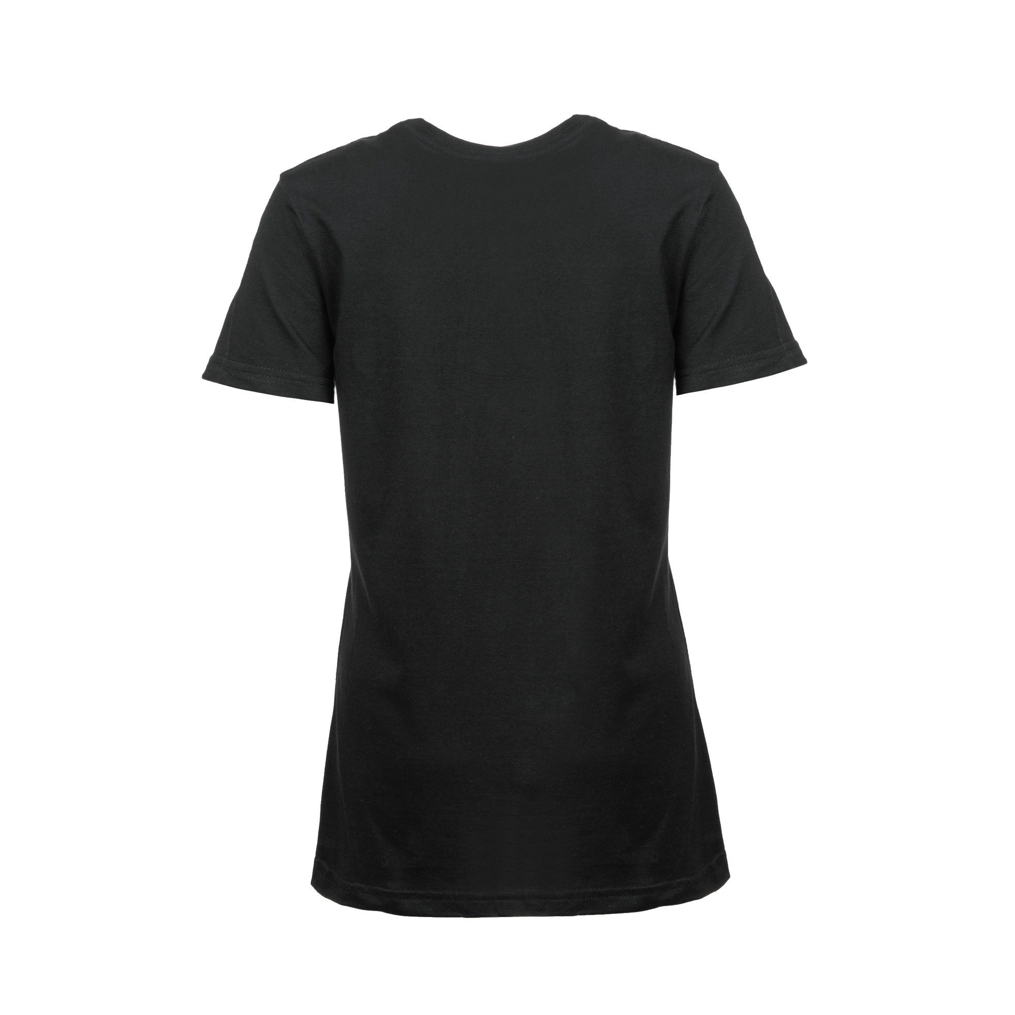 Damska koszulka czarna - I LIKE CARSPOTTING (błękitny nadruk z przodu) - obrazek 2